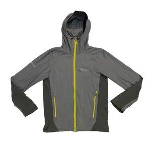 Marmot Gore Windstopper Jacket in Gray and Yellow. Size Small.